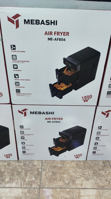 سرخ کن بدون روغن مباشی مدل ME-AF806 ظرفیت ۱۱ لیتری