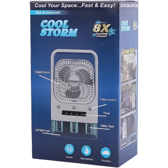 پنکه مه پاش رومیزی مدل Cool Storm X8