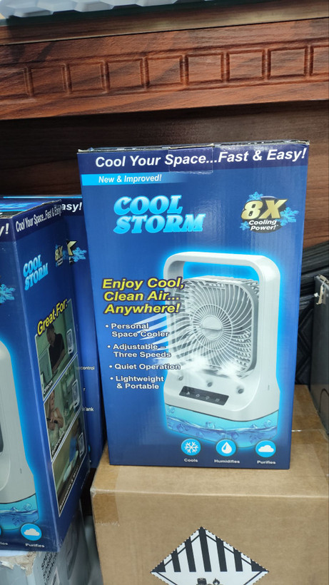 پنکه مه پاش رومیزی مدل Cool Storm X8