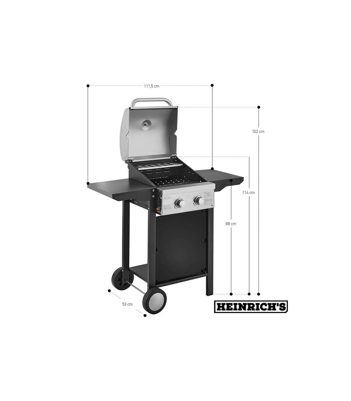 گریل و باربیکیو گازی پرتابل هنریچ مدل HGG 8521