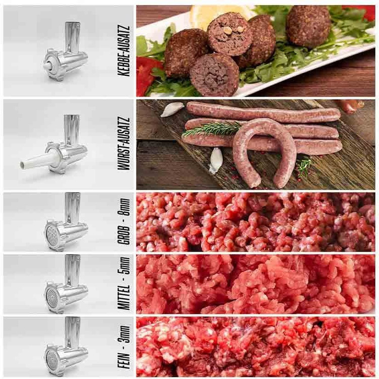 چرخ گوشت حرفه ای 1800 وات هنریچ مدل HFW 8808
