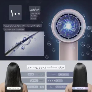 سشوار یونی حرفه ای با قدرت 1500وات برند ANLAN